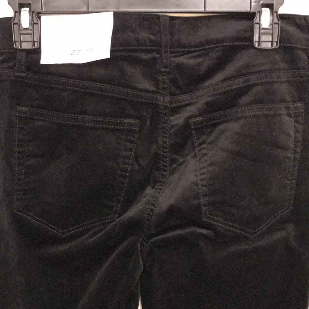 NWT Loft Velvet Skinny Pants Black - Picture 11 of 13